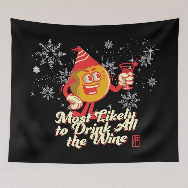 Item preview, Most Likely to Drink all the Win - Family Christmas - Merry Christmas - Xmas designed and sold by ArtProjectShop.