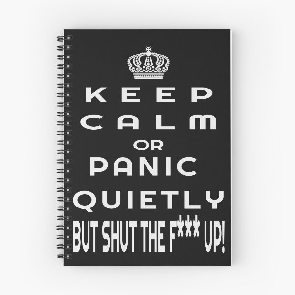 Item preview, Keep Calm Or Panic Quietly designed and sold by PeteRascal.