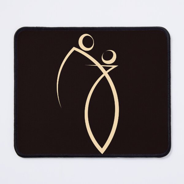 Item preview, Abstract couple line art minimal in beige designed and sold by birasart.