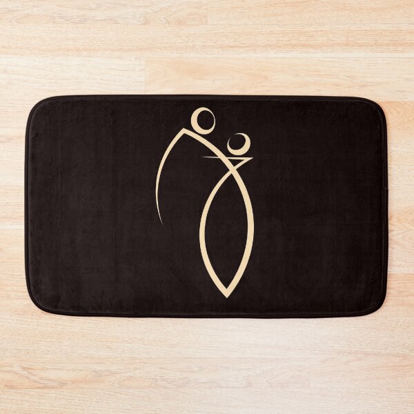Item preview,  Abstract couple line art minimal in beige  designed and sold by birasart.