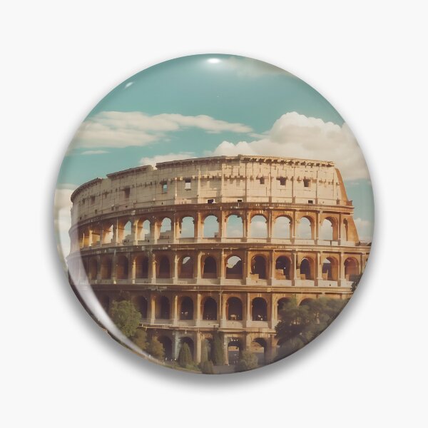 Item preview, Gladiatorial Grandeur: Vintage Travel Poster of the Colosseum designed and sold by Ceemko's Vintage Corner.