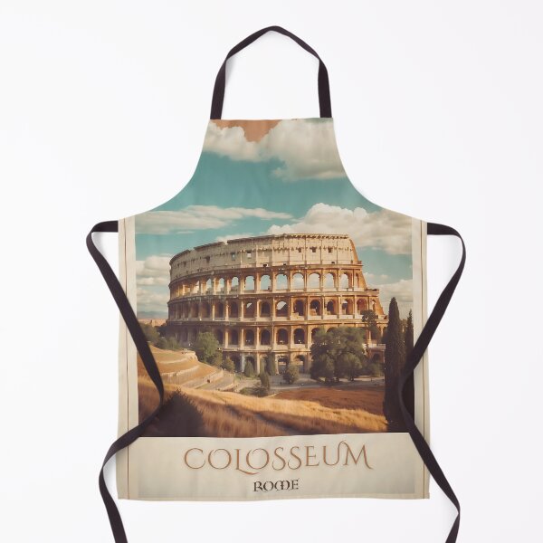 Item preview, Gladiatorial Grandeur: Vintage Travel Poster of the Colosseum designed and sold by Ceemko's Vintage Corner.