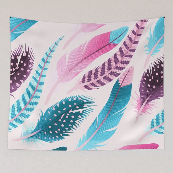 Artikelvorschau, Modern Boho Chic Feathers Pattern entworfen und verkauft von stylebytara.