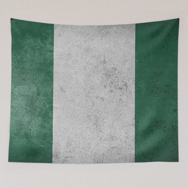 Item preview, Distressed, Old, Faded & Worn Flag of Nigeria designed and sold by STUDIO-72.