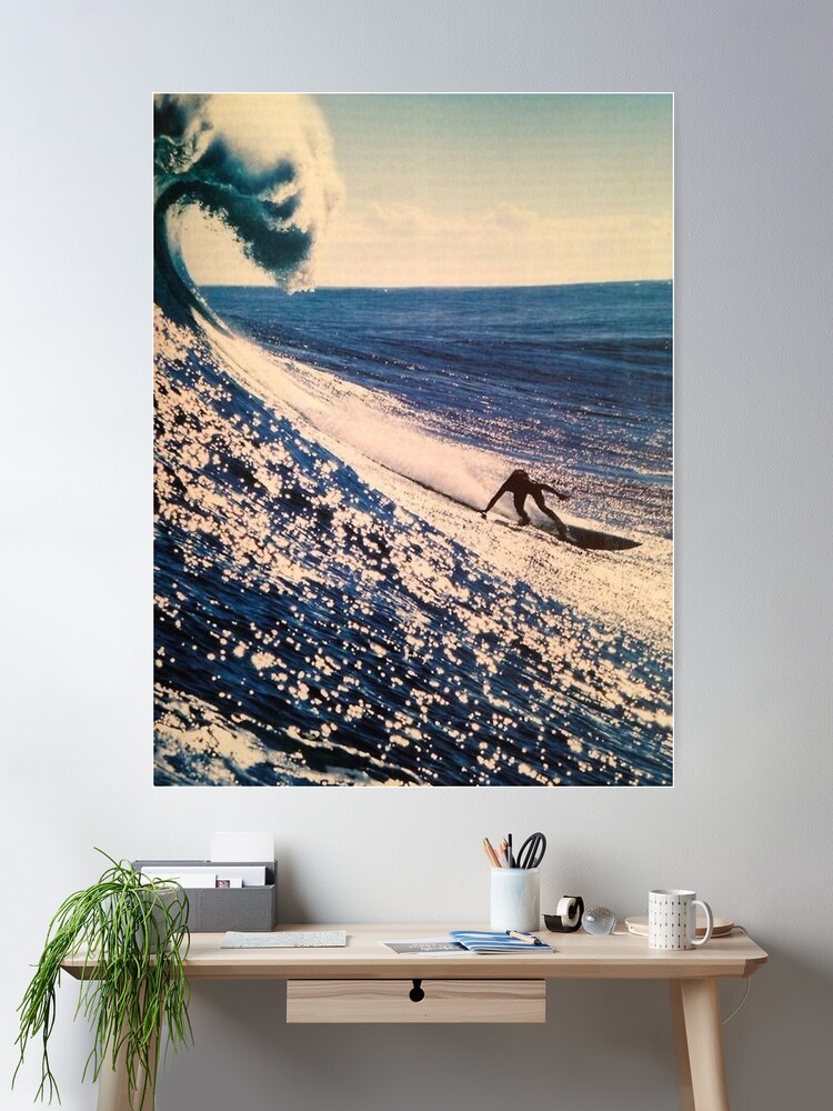 vintage surf aesthetic from the 70s Poster