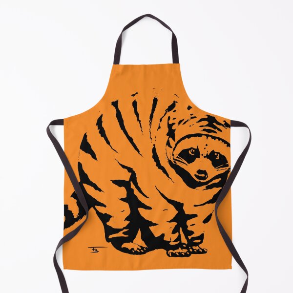 Item preview, Raccoon in Tiger Suit Stamp designed and sold by teobic.