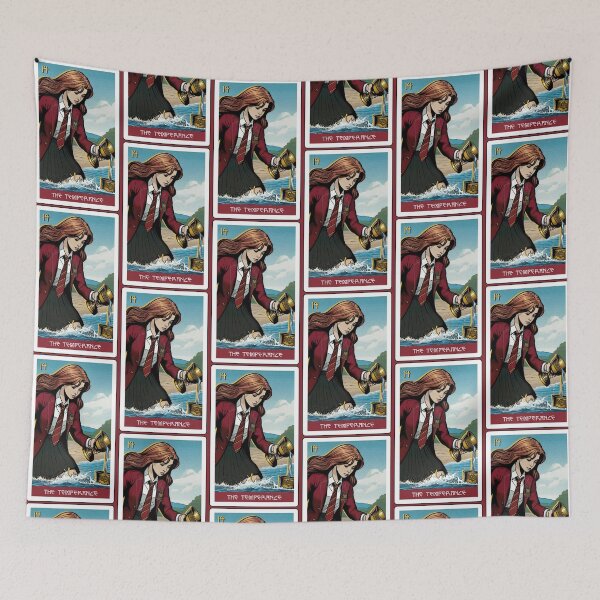 Item preview, the temperance - house of anubis tarot card designed and sold by sadieillust.