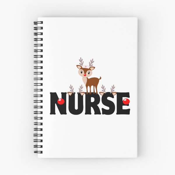 Item preview, La vida del profesional de la salud - Nurse Christmas Cute Reindeer Design designed and sold by TheVirtualSpace.