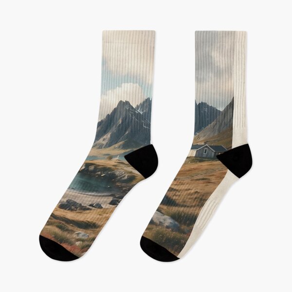 Item preview, Arctic Serenity: Vintage Travel Poster of Lofoten designed and sold by Ceemko's Vintage Corner.