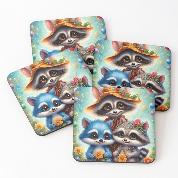 Item preview, Cute Racoon of playfulness designed and sold by SoniaSarkali.