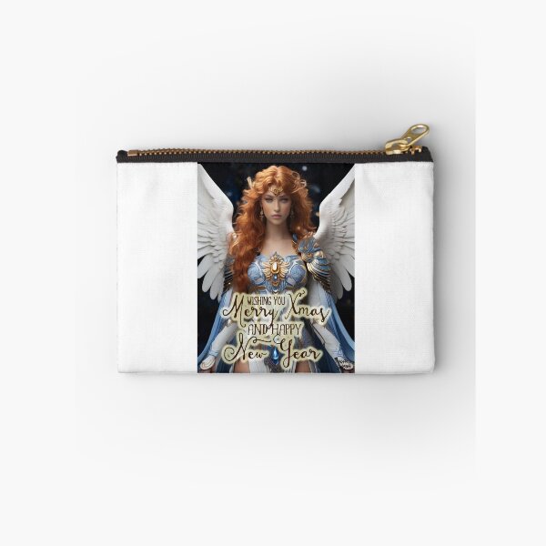 Item preview, Merry Xmas and Happy New Year; Angel; designed and sold by StickerApe.