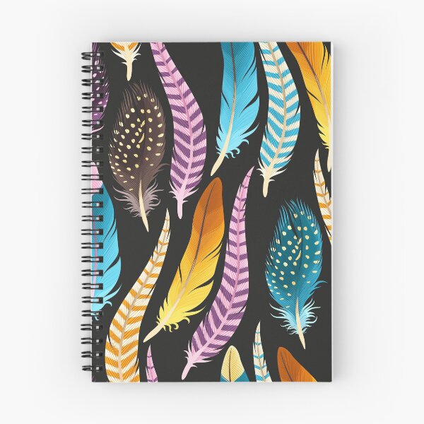 Artikelvorschau, Modern Boho Chic Feathers Pattern entworfen und verkauft von stylebytara.