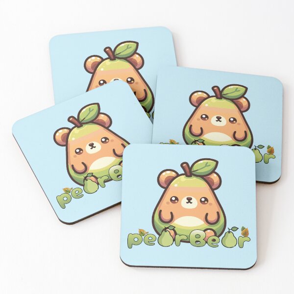 Item preview, Adorable Pear Bear Punny Design designed and sold by Sir Meow Meow.