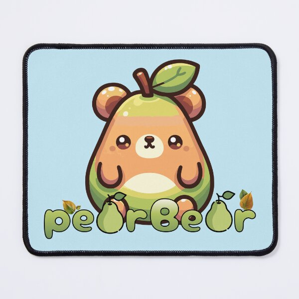 Item preview, Adorable Pear Bear Punny Design designed and sold by Sir Meow Meow.