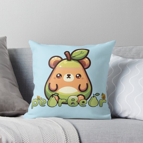 Item preview, Adorable Pear Bear Punny Design designed and sold by Sir Meow Meow.