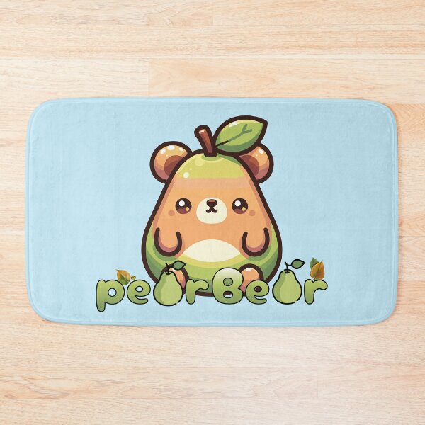 Item preview, Adorable Pear Bear Punny Design designed and sold by Sir Meow Meow.