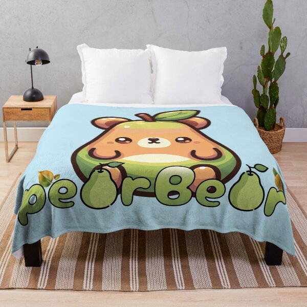 Item preview, Adorable Pear Bear Punny Design designed and sold by Sir Meow Meow.