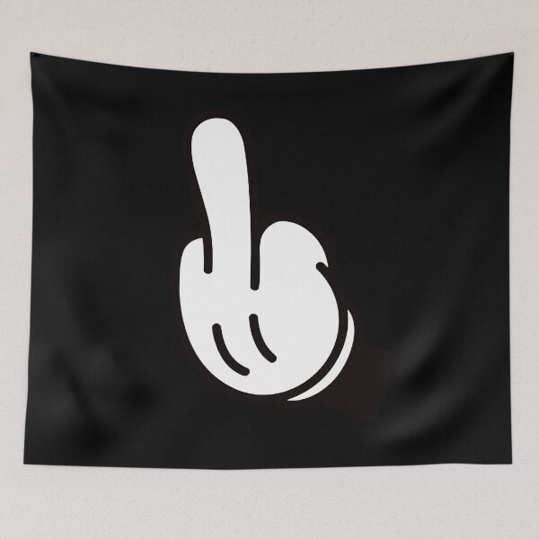 Item preview, Middle Finger Ironic Drawing designed and sold by blackink-design.