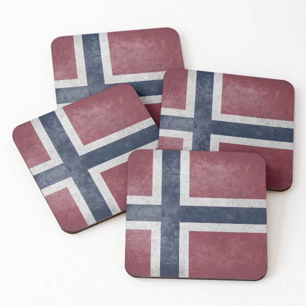 Item preview, Distressed, Old, Faded & Worn Flag of Norway (Norges flagg) designed and sold by STUDIO-72.