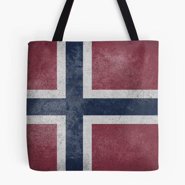 Item preview, Distressed, Old, Faded & Worn Flag of Norway (Norges flagg) designed and sold by STUDIO-72.