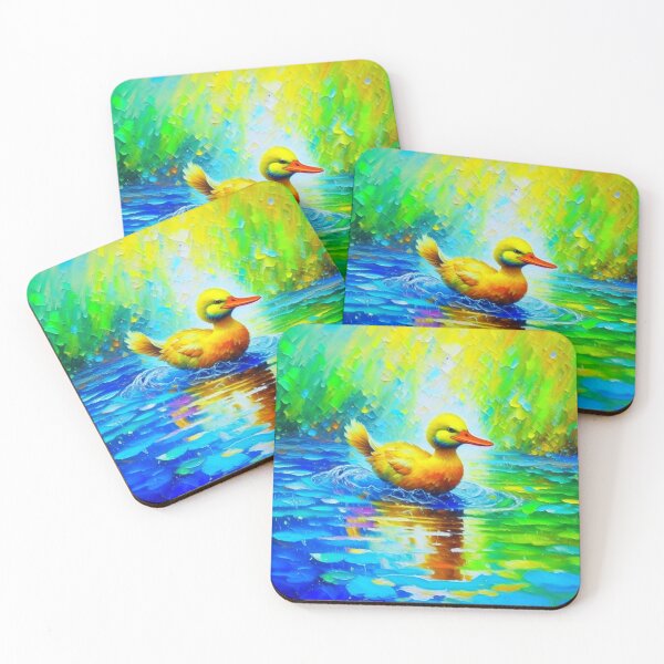 Item preview, Abstract Aflac Quacks in Chromatic Chaos designed and sold by Daniel Dudgeon.