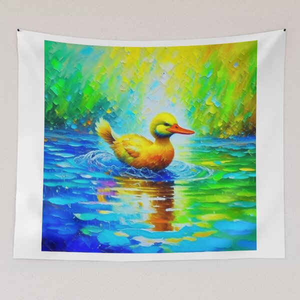 Item preview, Abstract Aflac Quacks in Chromatic Chaos designed and sold by Daniel Dudgeon.