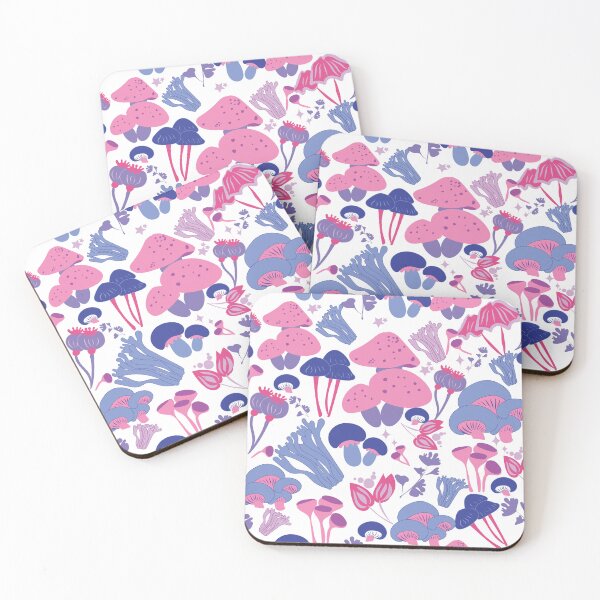 Item preview, Magical Colorful Mushrooms Forest designed and sold by aneladesigns.
