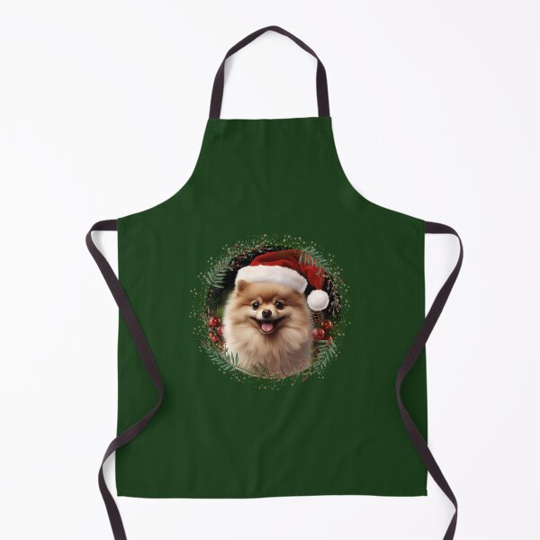 Item preview, Red Christmas pomeranian dog designed and sold by ME-World.