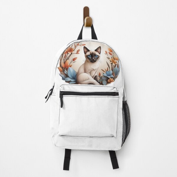 Item preview, A Stunning Siamese Cat With Mesmerizing Blue Eyes designed and sold by Robo-toons.