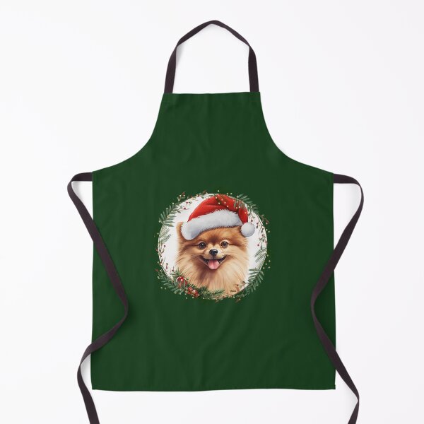 Item preview, Red Christmas pomeranian dog designed and sold by ME-World.