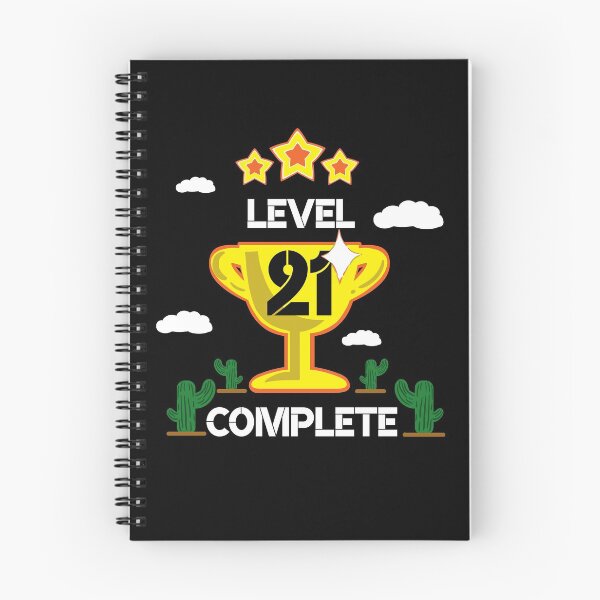 Item preview, Level 21 Complete T-Shirt | Video Gamer 21st Birthday Gift designed and sold by flexify.