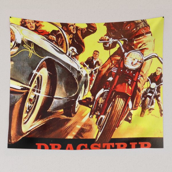 Item preview, Dragstrip Riot Poster designed and sold by iconic-arts.