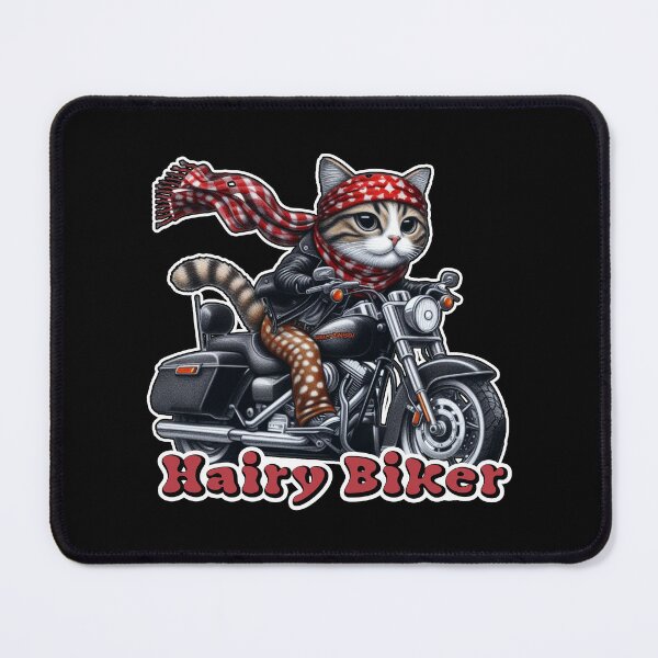 Item preview, Cute and Funny Cat- Funky Cat Motor Bike Rider designed and sold by Witsprings.