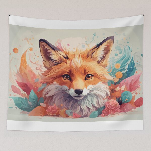 Item preview, Fox in the colorful forest designed and sold by zamperoni.