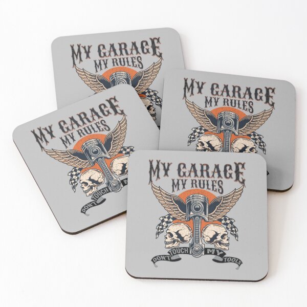 Item preview, My Garage My Rules designed and sold by RockBeeDesigns.