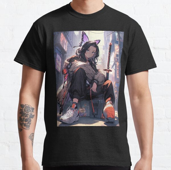 SALE! Hot Girl DOU_MA Demon Slayer Kimetsu No Yaiba Anime T Shirt Size  S_5XL 