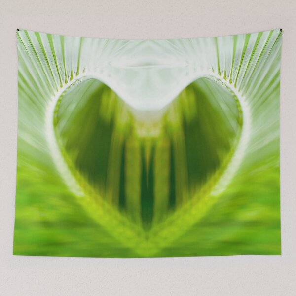 Item preview, Green Palm Heart designed and sold by FOLK ART FUSION by heidiannemorris.