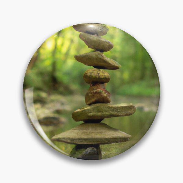 Item preview, balanced stones in the water designed and sold by Jonas618.