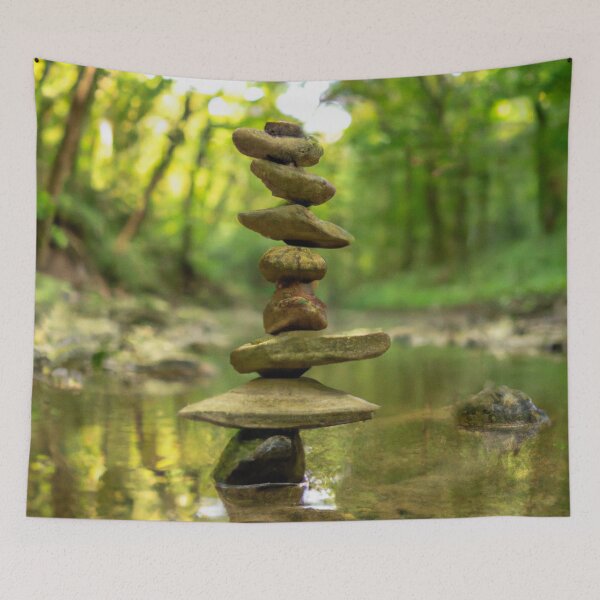 Item preview, balanced stones in the water designed and sold by Jonas618.