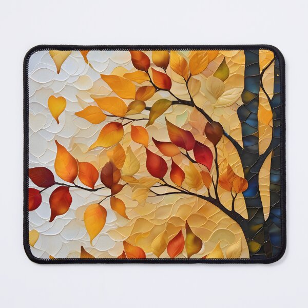 Item preview, Autumn's Gilded Symphony: Leaves of Gold Art Print designed and sold by puravidavisions.