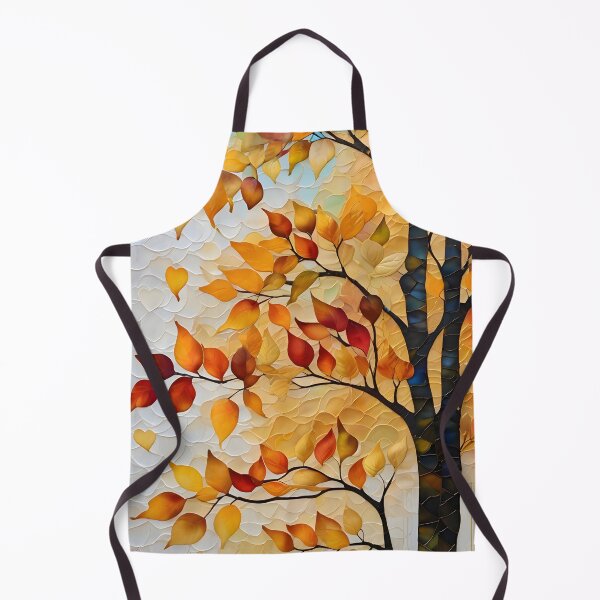 Item preview, Autumn's Gilded Symphony: Leaves of Gold Art Print designed and sold by puravidavisions.