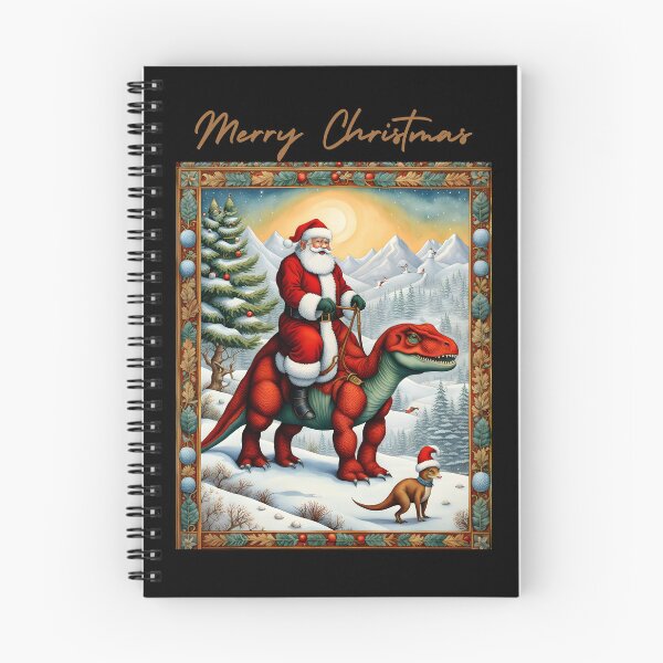 Item preview, Santa Claus Riding a Dinosaur Christmas T-Shirt designed and sold by GorinART.