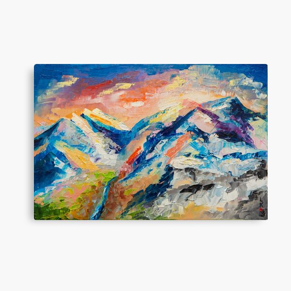 HIMALAYAN LANDSCAPE Canvas Print