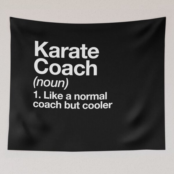 Item preview, Karate Coach Funny Definition Trainer Gift Design designed and sold by yesqueen.