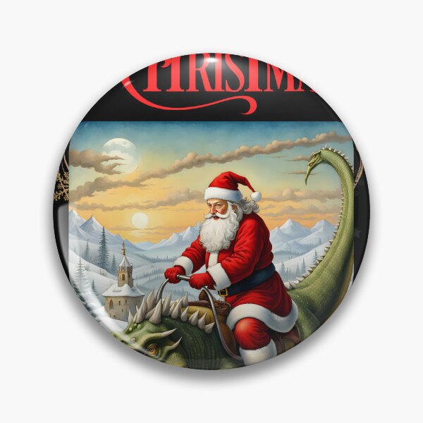 Item preview, Santa Claus Riding a Dinosaur Christmas T-Shirt designed and sold by GorinART.