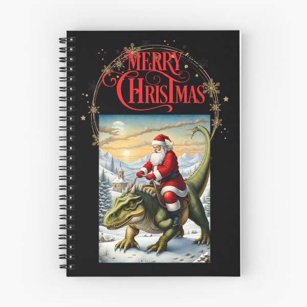 Item preview, Santa Claus Riding a Dinosaur Christmas T-Shirt designed and sold by GorinART.