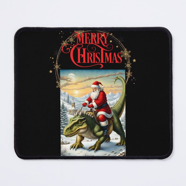Item preview, Santa Claus Riding a Dinosaur Christmas T-Shirt designed and sold by GorinART.