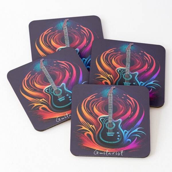 Item preview, Guitar colorful big designed and sold by Salimgor Hangaround Music.