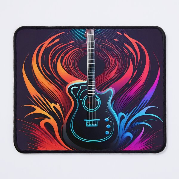 Item preview, Guitar colorful big designed and sold by Salimgor Hangaround Music.