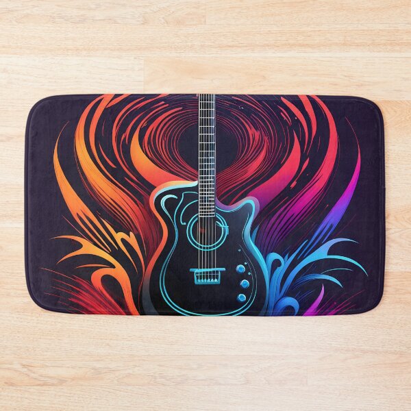 Item preview, Guitar colorful big designed and sold by Salimgor Hangaround Music.